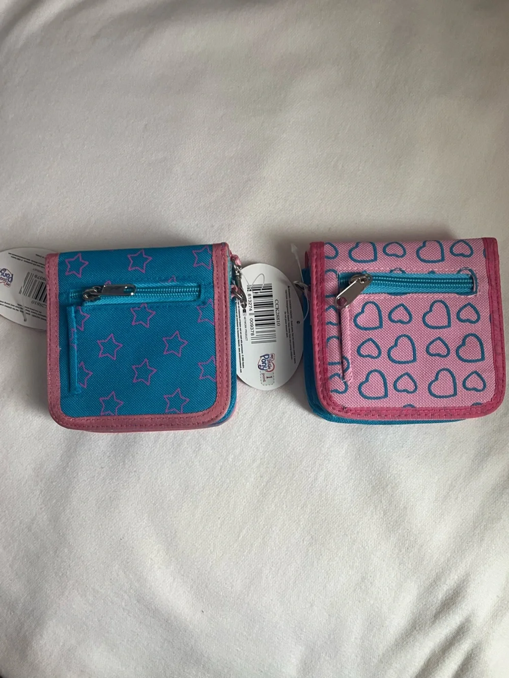 Vintage My Little Pony Pink Kids Unicorn Wallet with straps Y2K Deadstock